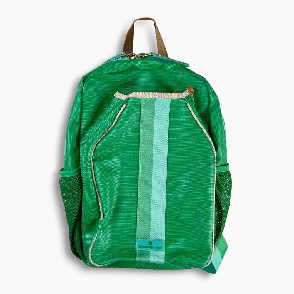 Spartina 449 Armada Pickleball Backpack Greenbriar Weather Resistant Bag Green